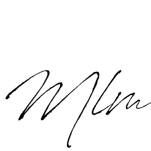 How to make Mlm signature? Antro_Vectra is a professional autograph style. Create handwritten signature for Mlm name. Mlm signature style 6 images and pictures png