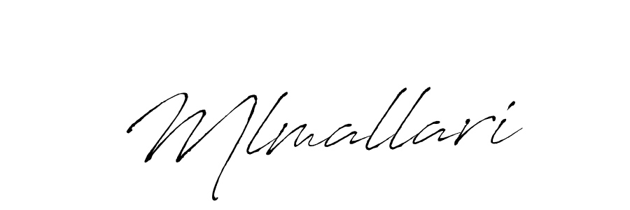 Design your own signature with our free online signature maker. With this signature software, you can create a handwritten (Antro_Vectra) signature for name Mlmallari. Mlmallari signature style 6 images and pictures png