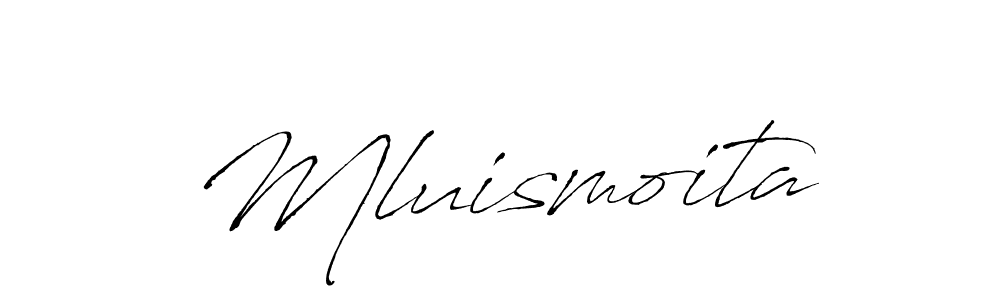 It looks lik you need a new signature style for name Mluismoita. Design unique handwritten (Antro_Vectra) signature with our free signature maker in just a few clicks. Mluismoita signature style 6 images and pictures png