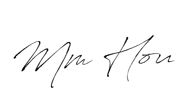 You can use this online signature creator to create a handwritten signature for the name Mm Hou. This is the best online autograph maker. Mm Hou signature style 6 images and pictures png