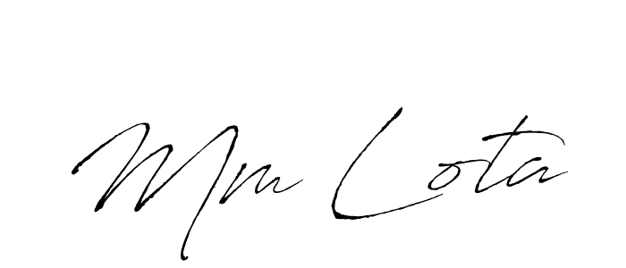 Once you've used our free online signature maker to create your best signature Antro_Vectra style, it's time to enjoy all of the benefits that Mm Lota name signing documents. Mm Lota signature style 6 images and pictures png