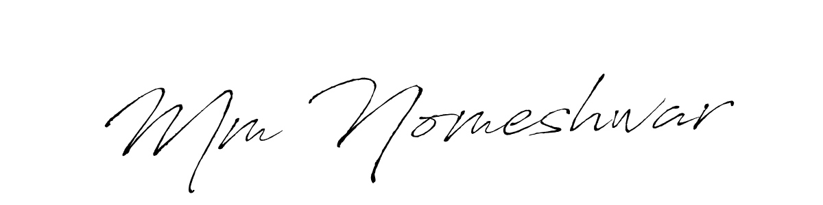 You can use this online signature creator to create a handwritten signature for the name Mm Nomeshwar. This is the best online autograph maker. Mm Nomeshwar signature style 6 images and pictures png