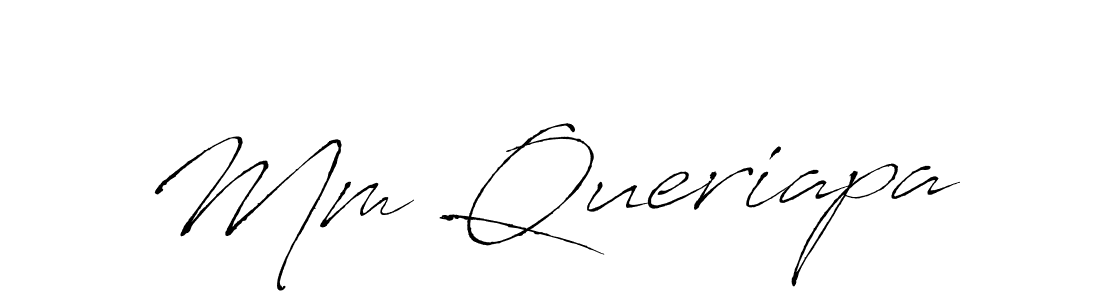 How to Draw Mm Queriapa signature style? Antro_Vectra is a latest design signature styles for name Mm Queriapa. Mm Queriapa signature style 6 images and pictures png