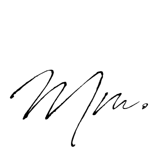 Make a beautiful signature design for name Mm.. Use this online signature maker to create a handwritten signature for free. Mm. signature style 6 images and pictures png