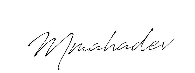 Use a signature maker to create a handwritten signature online. With this signature software, you can design (Antro_Vectra) your own signature for name Mmahadev. Mmahadev signature style 6 images and pictures png