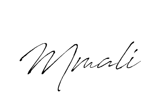 Mmali stylish signature style. Best Handwritten Sign (Antro_Vectra) for my name. Handwritten Signature Collection Ideas for my name Mmali. Mmali signature style 6 images and pictures png