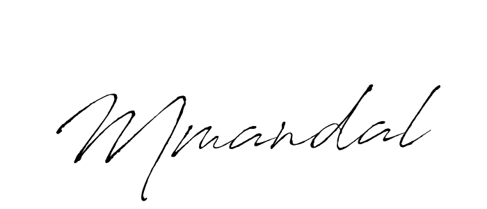 Use a signature maker to create a handwritten signature online. With this signature software, you can design (Antro_Vectra) your own signature for name Mmandal. Mmandal signature style 6 images and pictures png