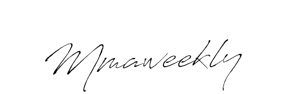 Create a beautiful signature design for name Mmaweekly. With this signature (Antro_Vectra) fonts, you can make a handwritten signature for free. Mmaweekly signature style 6 images and pictures png