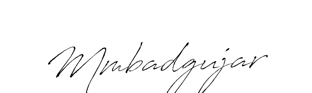 Mmbadgujar stylish signature style. Best Handwritten Sign (Antro_Vectra) for my name. Handwritten Signature Collection Ideas for my name Mmbadgujar. Mmbadgujar signature style 6 images and pictures png