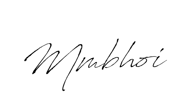 Design your own signature with our free online signature maker. With this signature software, you can create a handwritten (Antro_Vectra) signature for name Mmbhoi. Mmbhoi signature style 6 images and pictures png