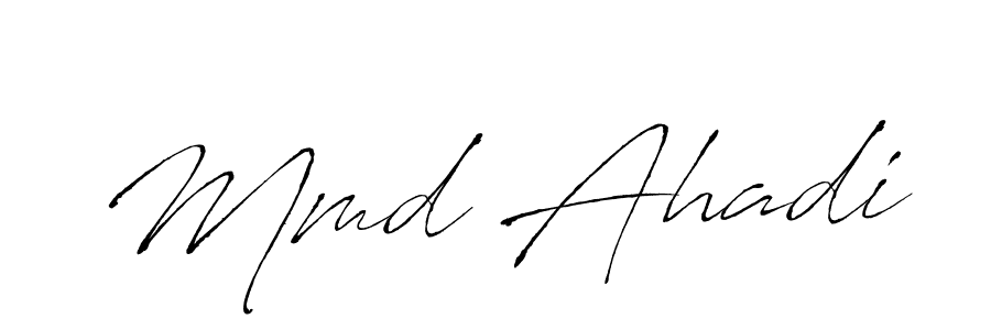 You should practise on your own different ways (Antro_Vectra) to write your name (Mmd Ahadi) in signature. don't let someone else do it for you. Mmd Ahadi signature style 6 images and pictures png