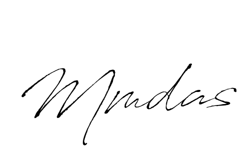 How to make Mmdas signature? Antro_Vectra is a professional autograph style. Create handwritten signature for Mmdas name. Mmdas signature style 6 images and pictures png