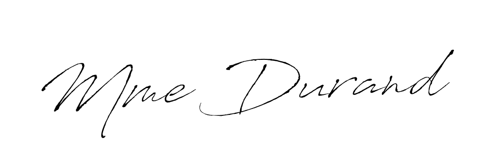 Similarly Antro_Vectra is the best handwritten signature design. Signature creator online .You can use it as an online autograph creator for name Mme Durand. Mme Durand signature style 6 images and pictures png