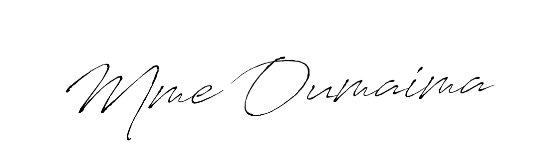 The best way (Antro_Vectra) to make a short signature is to pick only two or three words in your name. The name Mme Oumaima include a total of six letters. For converting this name. Mme Oumaima signature style 6 images and pictures png