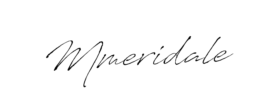 Make a beautiful signature design for name Mmeridale. With this signature (Antro_Vectra) style, you can create a handwritten signature for free. Mmeridale signature style 6 images and pictures png