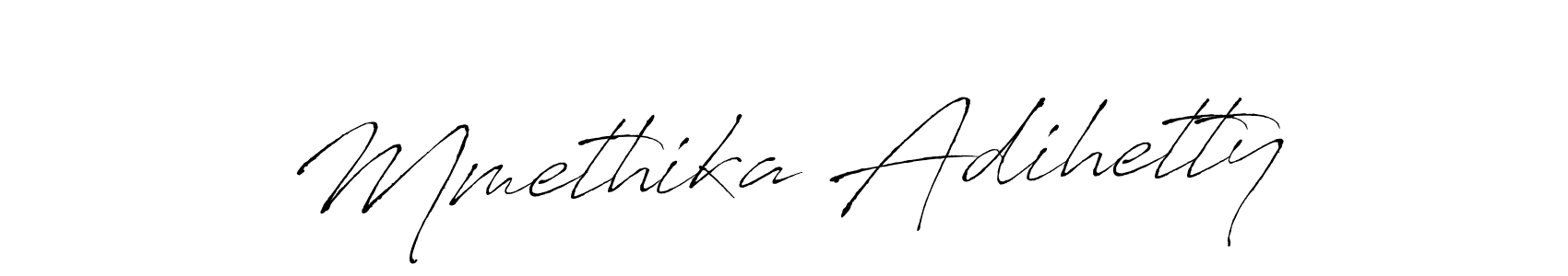 This is the best signature style for the Mmethika Adihetty name. Also you like these signature font (Antro_Vectra). Mix name signature. Mmethika Adihetty signature style 6 images and pictures png