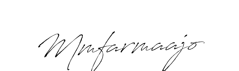 Make a beautiful signature design for name Mmfarmaajo. With this signature (Antro_Vectra) style, you can create a handwritten signature for free. Mmfarmaajo signature style 6 images and pictures png
