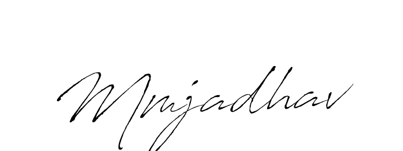 Create a beautiful signature design for name Mmjadhav. With this signature (Antro_Vectra) fonts, you can make a handwritten signature for free. Mmjadhav signature style 6 images and pictures png