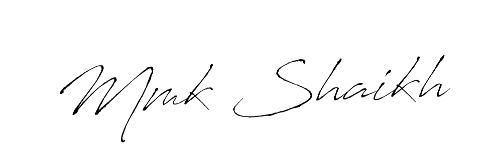 How to Draw Mmk Shaikh signature style? Antro_Vectra is a latest design signature styles for name Mmk Shaikh. Mmk Shaikh signature style 6 images and pictures png