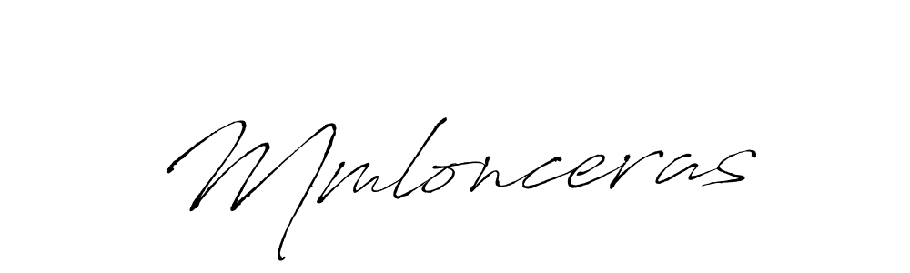 Design your own signature with our free online signature maker. With this signature software, you can create a handwritten (Antro_Vectra) signature for name Mmlonceras. Mmlonceras signature style 6 images and pictures png