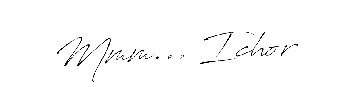 Mmm... Ichor stylish signature style. Best Handwritten Sign (Antro_Vectra) for my name. Handwritten Signature Collection Ideas for my name Mmm... Ichor. Mmm... Ichor signature style 6 images and pictures png