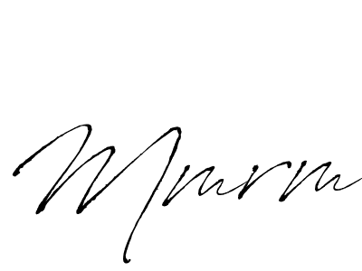 The best way (Antro_Vectra) to make a short signature is to pick only two or three words in your name. The name Mmrm include a total of six letters. For converting this name. Mmrm signature style 6 images and pictures png