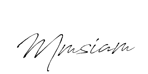 Similarly Antro_Vectra is the best handwritten signature design. Signature creator online .You can use it as an online autograph creator for name Mmsiam. Mmsiam signature style 6 images and pictures png