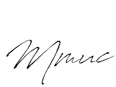 How to make Mmuc signature? Antro_Vectra is a professional autograph style. Create handwritten signature for Mmuc name. Mmuc signature style 6 images and pictures png