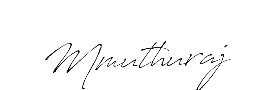 Create a beautiful signature design for name Mmuthuraj. With this signature (Antro_Vectra) fonts, you can make a handwritten signature for free. Mmuthuraj signature style 6 images and pictures png