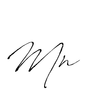 Mn  stylish signature style. Best Handwritten Sign (Antro_Vectra) for my name. Handwritten Signature Collection Ideas for my name Mn . Mn  signature style 6 images and pictures png