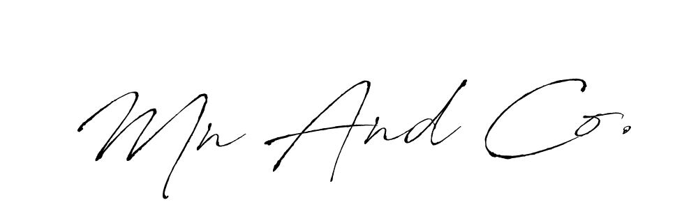 Also we have Mn And Co. name is the best signature style. Create professional handwritten signature collection using Antro_Vectra autograph style. Mn And Co. signature style 6 images and pictures png