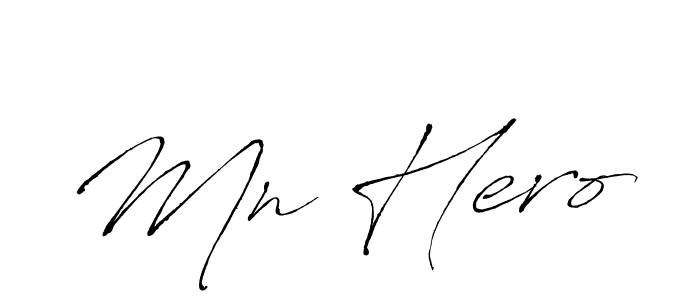 You should practise on your own different ways (Antro_Vectra) to write your name (Mn Hero) in signature. don't let someone else do it for you. Mn Hero signature style 6 images and pictures png