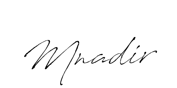 The best way (Antro_Vectra) to make a short signature is to pick only two or three words in your name. The name Mnadir include a total of six letters. For converting this name. Mnadir signature style 6 images and pictures png