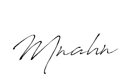 Create a beautiful signature design for name Mnahn. With this signature (Antro_Vectra) fonts, you can make a handwritten signature for free. Mnahn signature style 6 images and pictures png