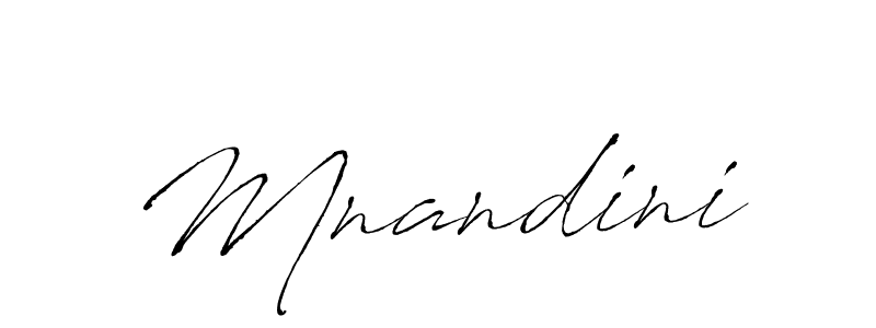 Design your own signature with our free online signature maker. With this signature software, you can create a handwritten (Antro_Vectra) signature for name Mnandini. Mnandini signature style 6 images and pictures png