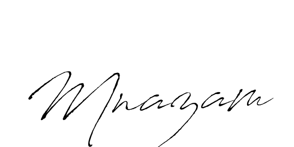 It looks lik you need a new signature style for name Mnazam. Design unique handwritten (Antro_Vectra) signature with our free signature maker in just a few clicks. Mnazam signature style 6 images and pictures png