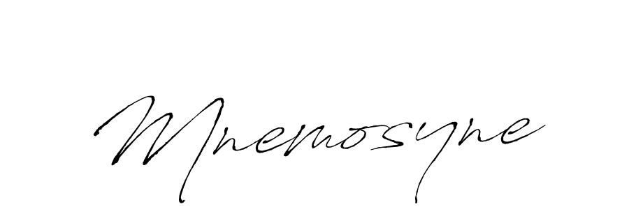 Mnemosyne stylish signature style. Best Handwritten Sign (Antro_Vectra) for my name. Handwritten Signature Collection Ideas for my name Mnemosyne. Mnemosyne signature style 6 images and pictures png