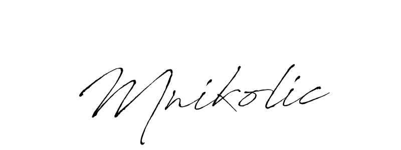 Make a beautiful signature design for name Mnikolic. Use this online signature maker to create a handwritten signature for free. Mnikolic signature style 6 images and pictures png
