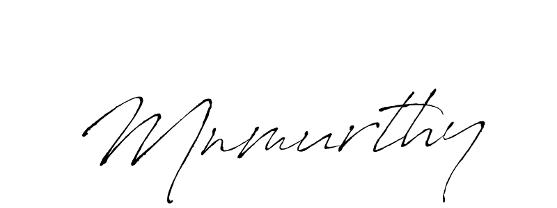 Create a beautiful signature design for name Mnmurthy. With this signature (Antro_Vectra) fonts, you can make a handwritten signature for free. Mnmurthy signature style 6 images and pictures png