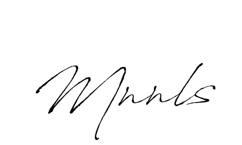 Mnnls stylish signature style. Best Handwritten Sign (Antro_Vectra) for my name. Handwritten Signature Collection Ideas for my name Mnnls. Mnnls signature style 6 images and pictures png