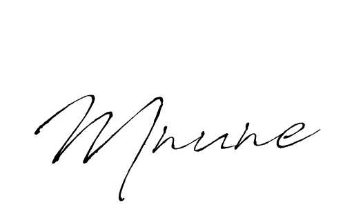 How to make Mnune name signature. Use Antro_Vectra style for creating short signs online. This is the latest handwritten sign. Mnune signature style 6 images and pictures png