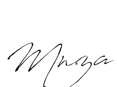 How to make Mnza name signature. Use Antro_Vectra style for creating short signs online. This is the latest handwritten sign. Mnza signature style 6 images and pictures png