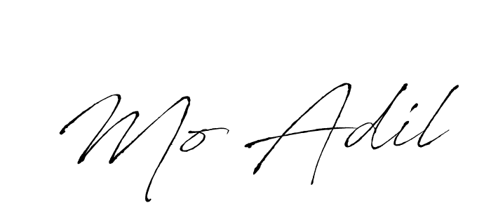 Create a beautiful signature design for name Mo Adil. With this signature (Antro_Vectra) fonts, you can make a handwritten signature for free. Mo Adil signature style 6 images and pictures png