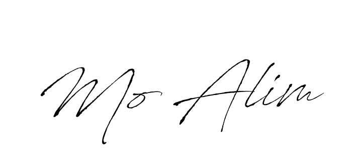 How to make Mo Alim signature? Antro_Vectra is a professional autograph style. Create handwritten signature for Mo Alim name. Mo Alim signature style 6 images and pictures png