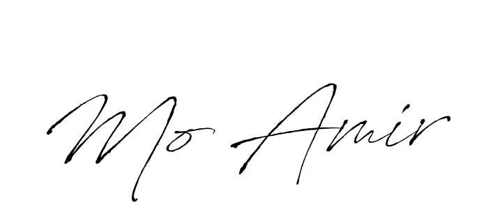 Create a beautiful signature design for name Mo Amir. With this signature (Antro_Vectra) fonts, you can make a handwritten signature for free. Mo Amir signature style 6 images and pictures png