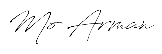 If you are searching for the best signature style for your name Mo Arman, here we have designed multiple signature styles using Antro_Vectra. Mo Arman signature style 6 images and pictures png