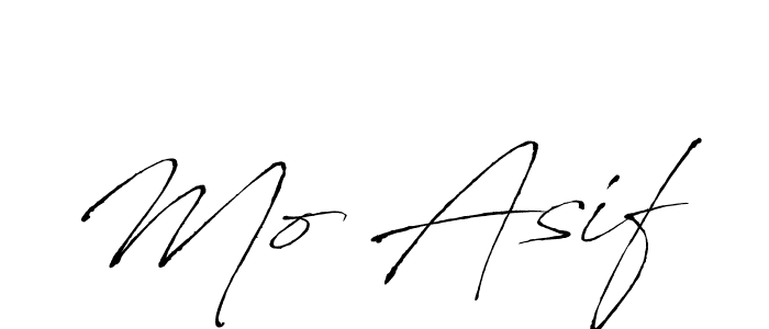 How to make Mo Asif name signature. Use Antro_Vectra style for creating short signs online. This is the latest handwritten sign. Mo Asif signature style 6 images and pictures png