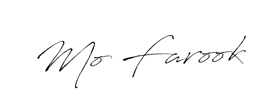 Create a beautiful signature design for name Mo Farook. With this signature (Antro_Vectra) fonts, you can make a handwritten signature for free. Mo Farook signature style 6 images and pictures png