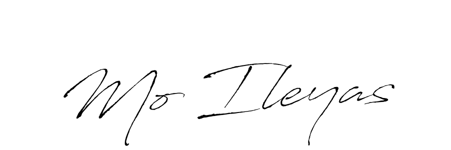 The best way (Antro_Vectra) to make a short signature is to pick only two or three words in your name. The name Mo Ileyas include a total of six letters. For converting this name. Mo Ileyas signature style 6 images and pictures png