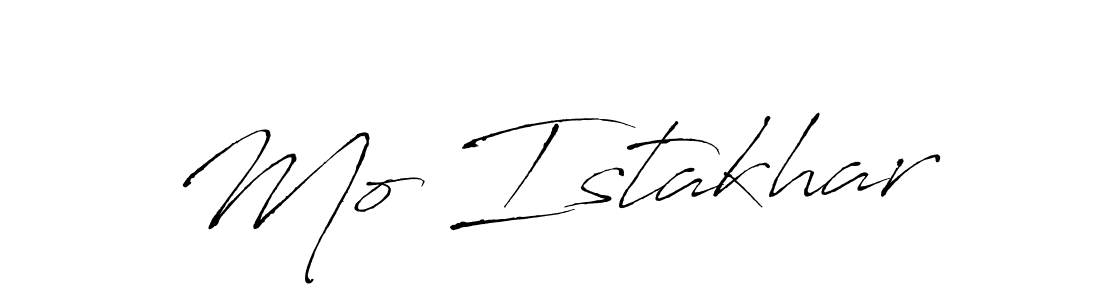 Also we have Mo Istakhar name is the best signature style. Create professional handwritten signature collection using Antro_Vectra autograph style. Mo Istakhar signature style 6 images and pictures png